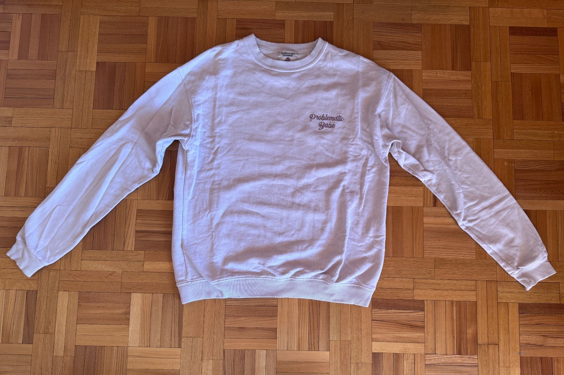 Pull&Bear Maglioni & Felpe: Sweatshirt beige Pull & Bear - taille XS oversize – Usato da Genève venduto da Lucie.hwrth 1