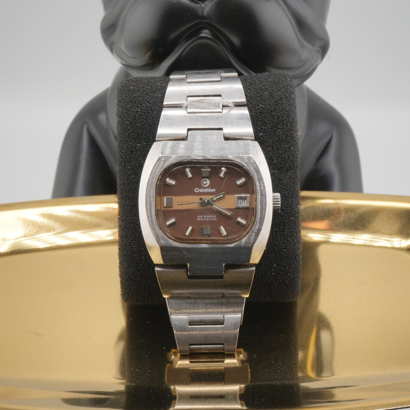 Uhren: Creation Automatik Vintage Uhr – Gebraucht aus Basel von Vip24