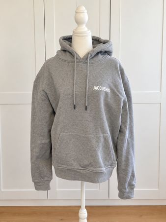 Jacquemus Hoodie grau meliert – Grösse L