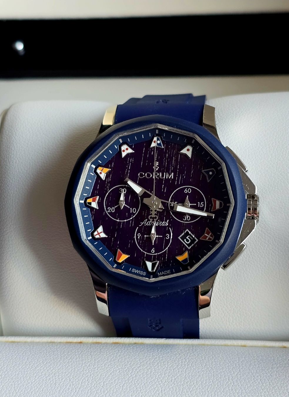 Corum Orologi: CORUM ADMIRAL CHRONOGRAPH  – Nuovo (secondo la descrizione) da Basel venduto da TimelessWanderer 6