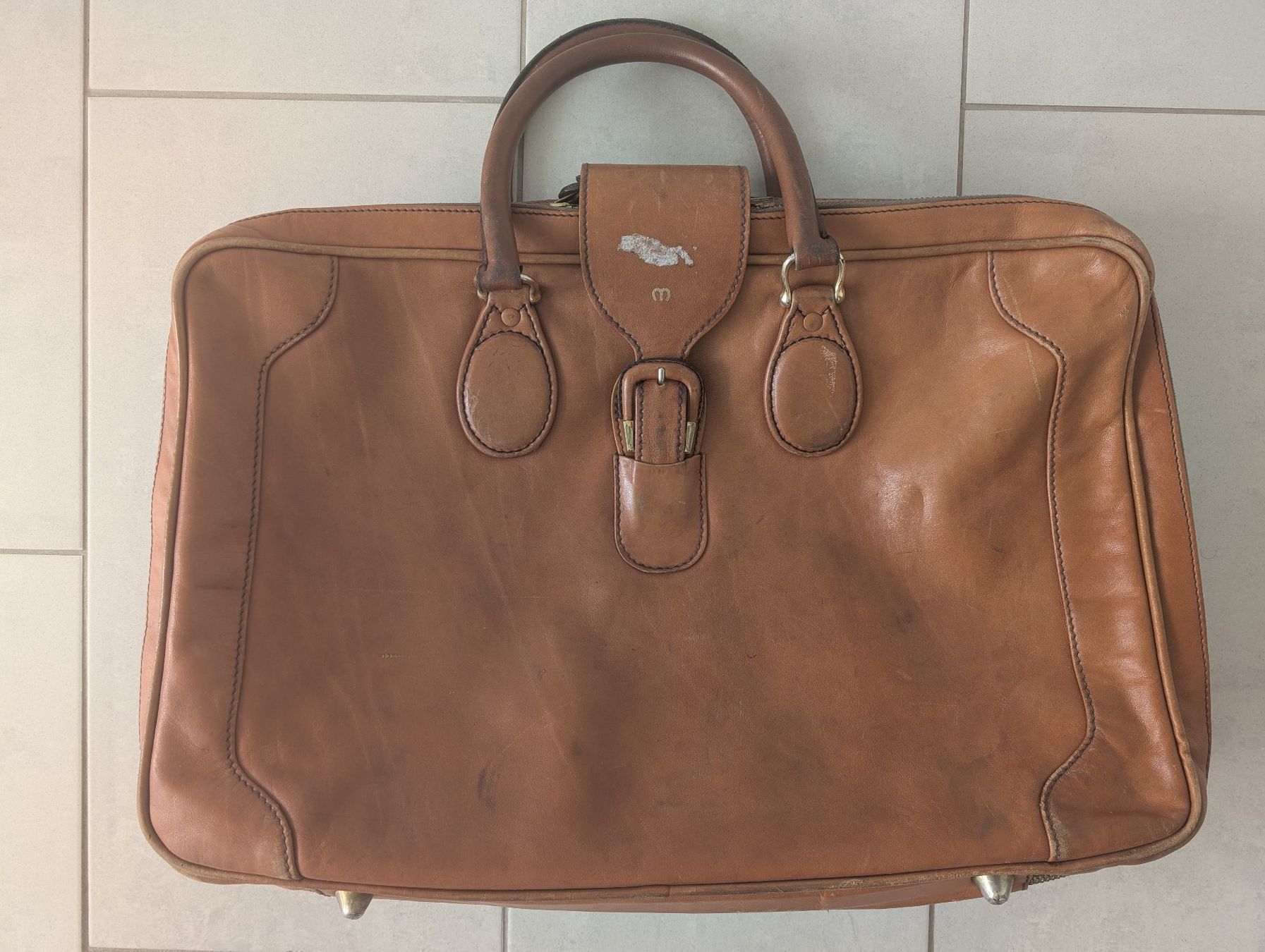 Borse: Vintage MÄRZ Leder Reisetasche – Usato da Thalwil venduto da sultan03 1