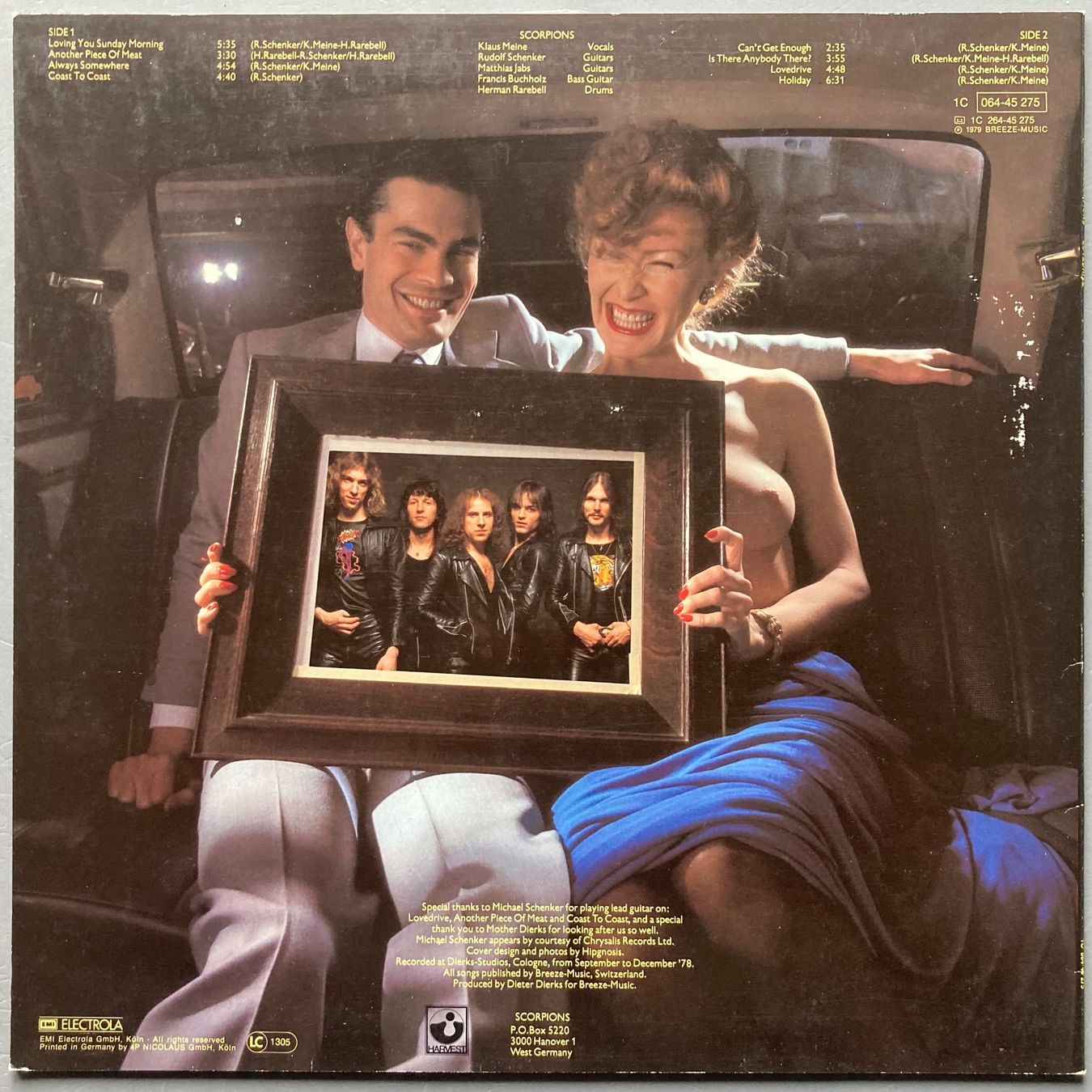 Dischi in vinile: SCORPIONS - LOVEDRIVE – Usato da Poliez-Pittet venduto da Newtown-Records 1