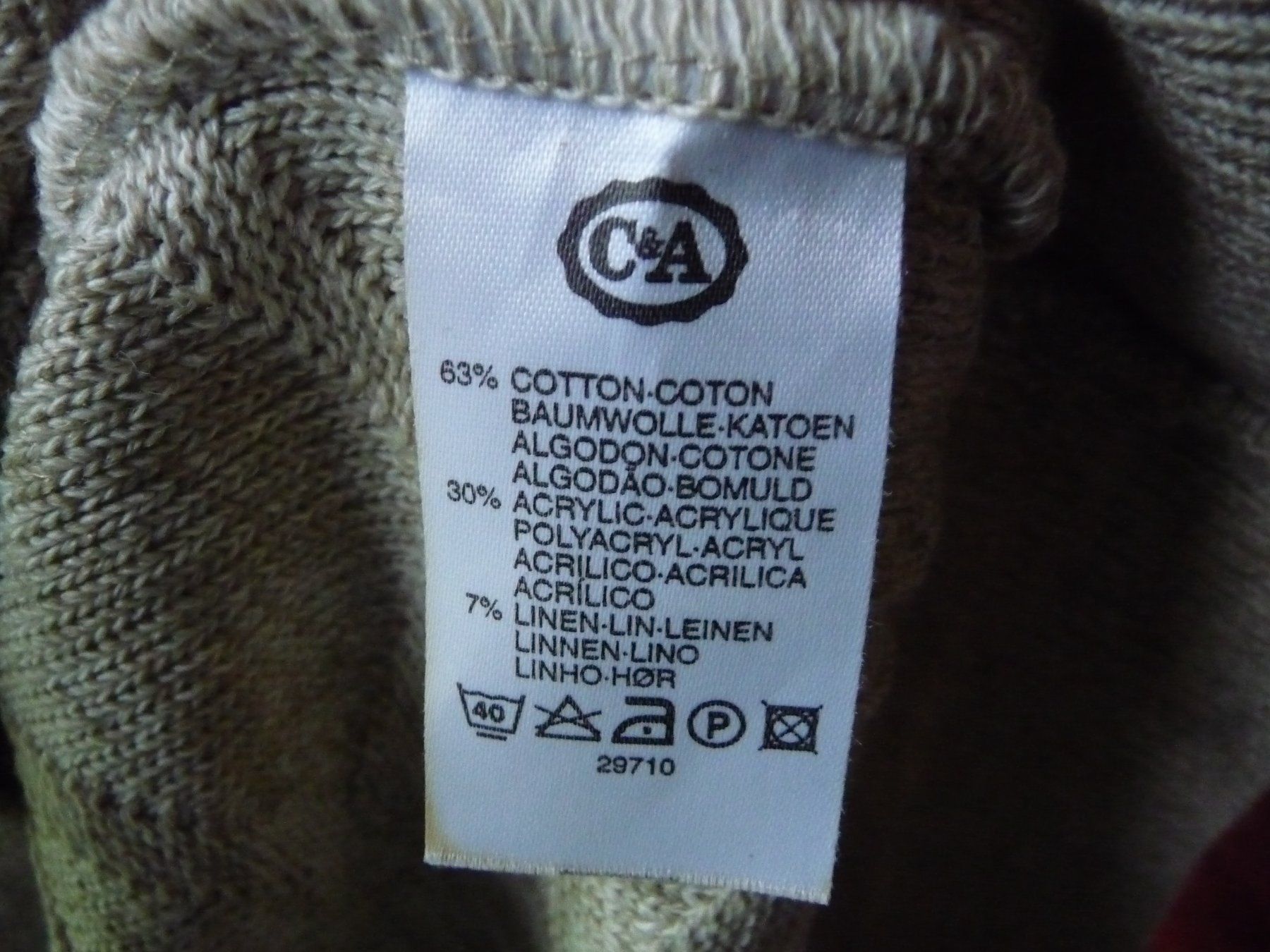 C&A Gilet & Giacche: Herren Strickweste C&A Beige Grösse  XL – Nuovo (secondo la descrizione) da Kirchberg BE venduto da lavendel02 2