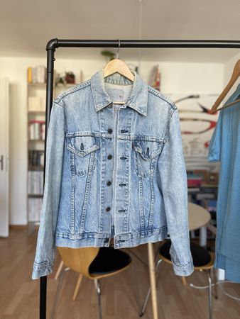 Vintage Levi's Jeans Jacke, hellblau, Gr. M
