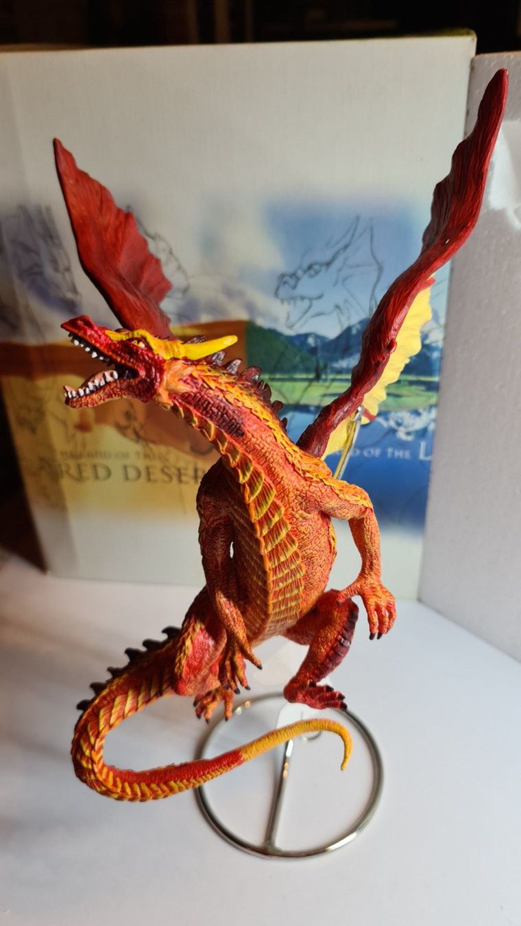 Statuette: The Tudor Mint, fliegender Roter Drache – Usato da Aesch BL venduto da pri_fp8t 8