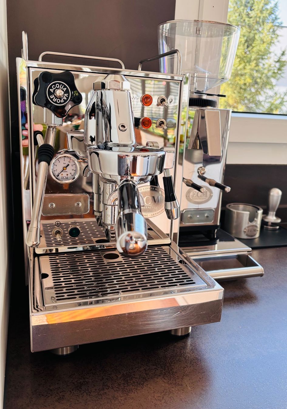 ECM Manufacture Macchine per caffè & Macchine per espresso: Hochwertiges ECM Classika PID Kaffeemaschinenset – Usato da Oberkirch LU venduto da Roeschu28 2