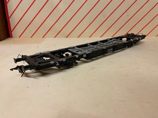 Lenz Modelleisenbahnen: Containertragwagen Creanorm Spur 0 – Gebraucht aus Rudolfstetten von Rrst1968