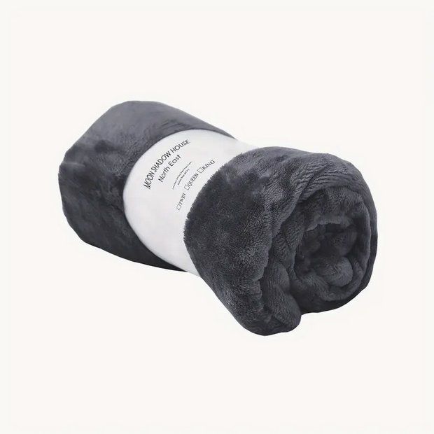 Coperte: Kuscheldecke 70x100 cm Dunkelgrau – Nuovo e nell'imballaggio originale da Oensingen venduto da Liquidations-Shop