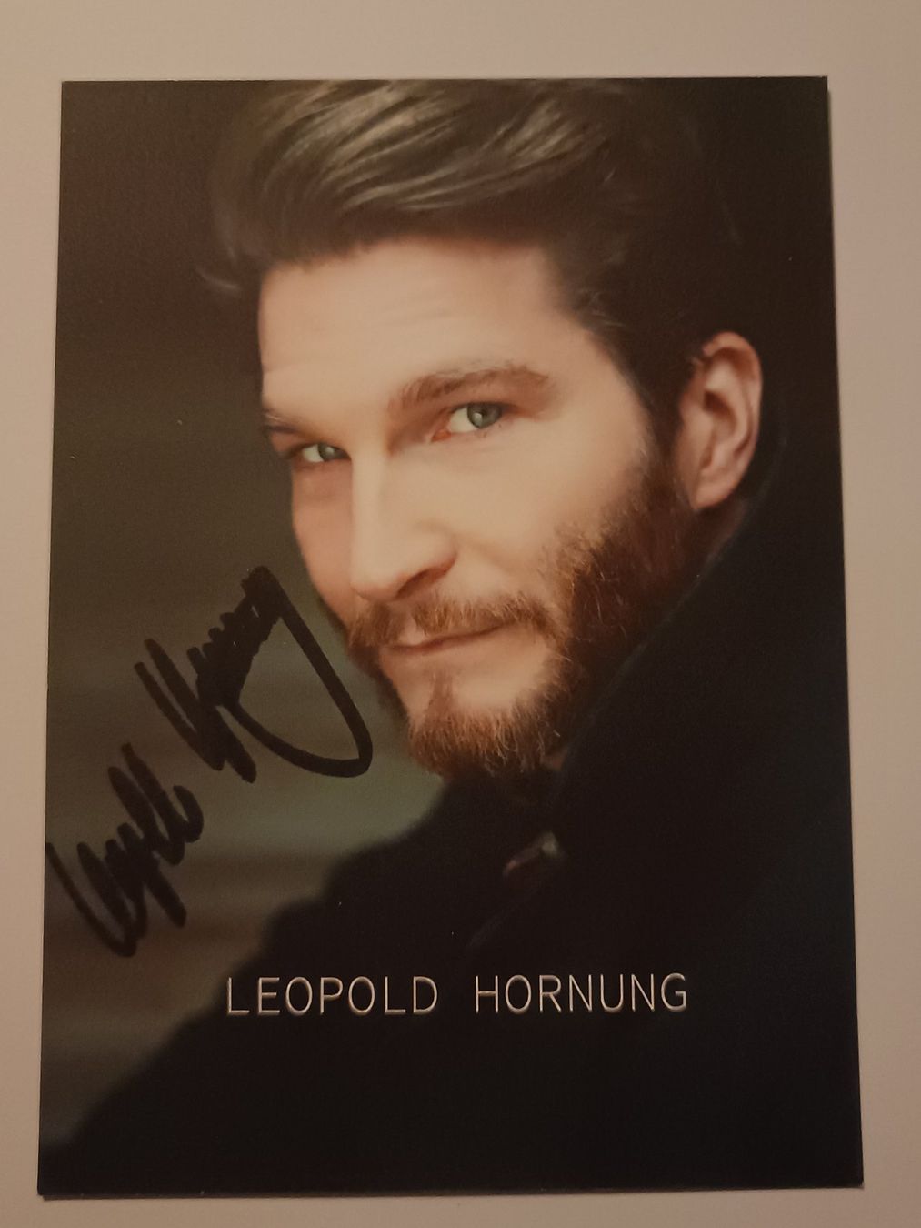 Autogramme: Leopold Hornung - handsignierte Autogrammkarte – Gebraucht aus Menziken von Artographs