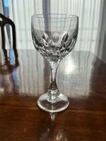 Set di bicchieri di cristallo antico tedesco 