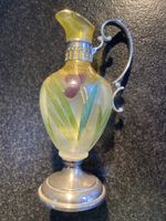Antiker Jugendstil ,  Krug GlasSilbermontur(?)