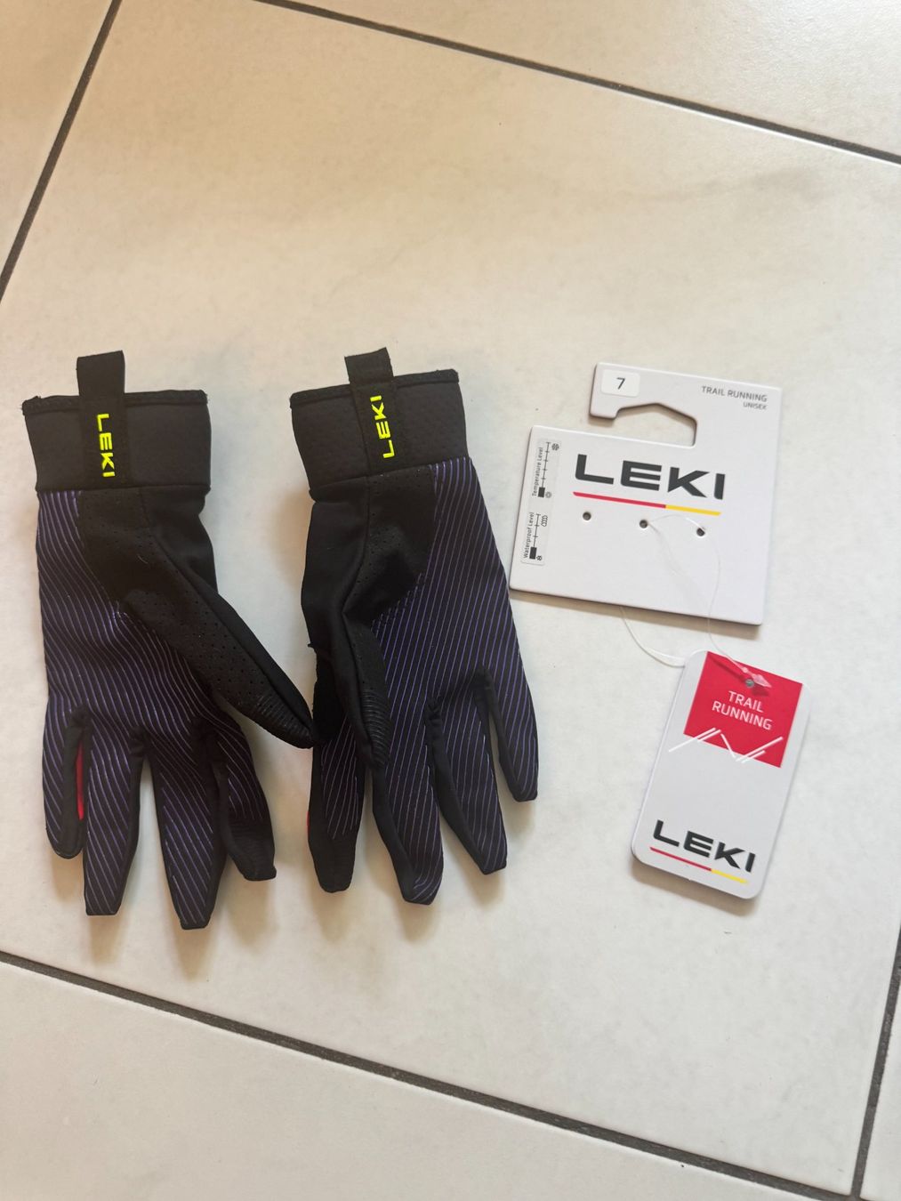 Leki Handschuhe & Handstulpen: NEU: LEKI Trail Running Handschuhe - Unisex Gr. 7 – Gebraucht aus Maienfeld von Fashion_2009 3