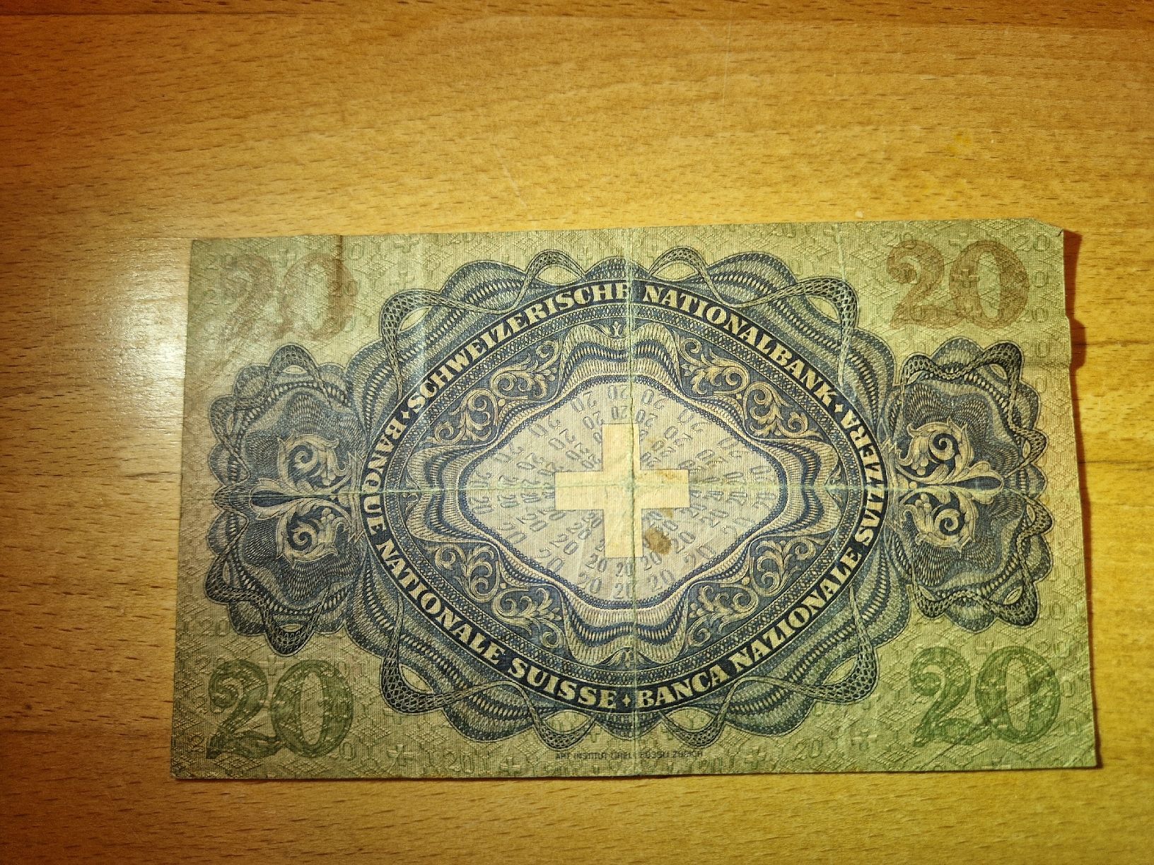 Banconote: 20 Franke Note 1950 – Usato da Wolfhausen venduto da Nuster13 1