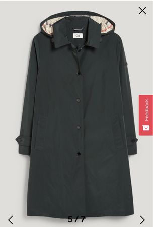 C&A Mantel Trenchcoat Tannengrün 🌲 Gr. 42 (NP 99.95!)