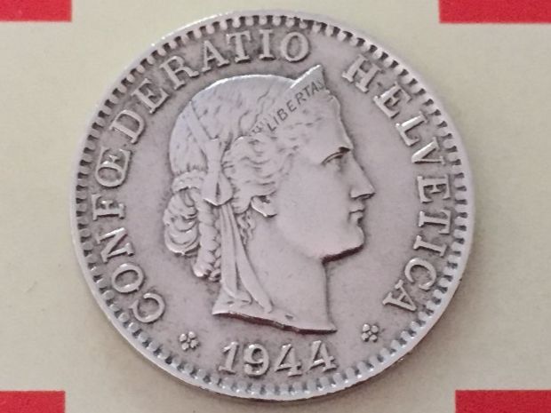 Tutti le monete: 20 Rappen 1944 ss-vz – Usato da Elsau venduto da herbybay