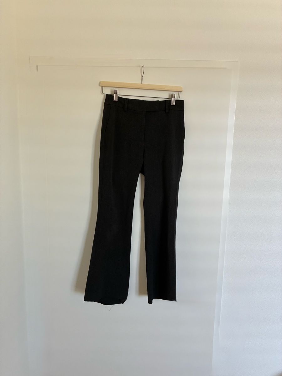 Mango Pantaloni: Pantalon, flare, noir chiné – Usato da Petit-Lancy venduto da chlocielo