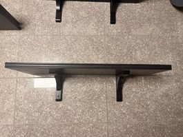 IKEA BERGSHULT Wandregal mit RAMSHULT Konsolen