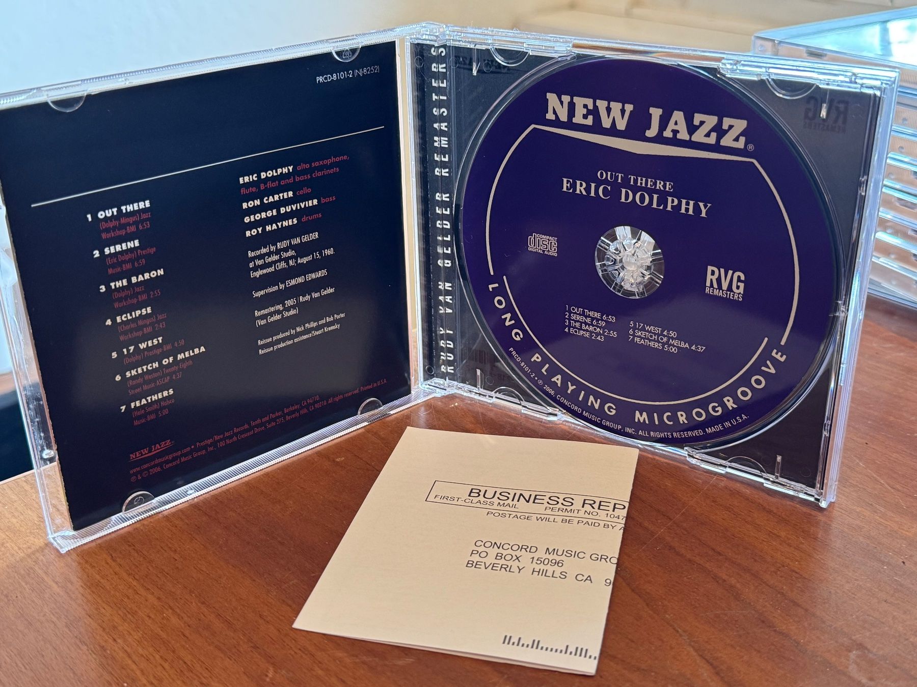CD: Eric Dolphy - Out There - KA01B – Usato da Küsnacht ZH venduto da JazzRecords 2