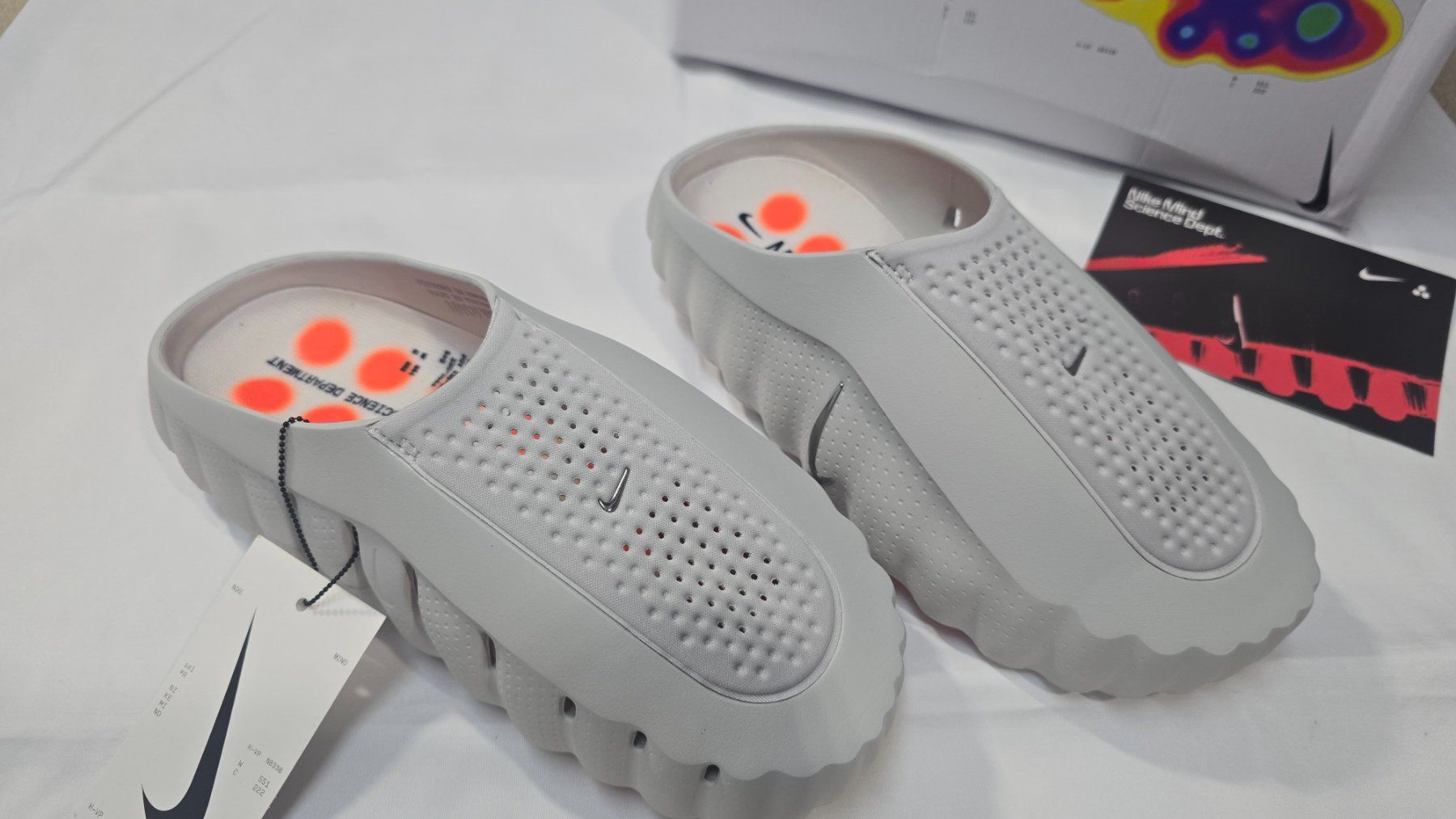 Nike Herrenschuhe: Nike Mind 001 Slide Light Smoke Grey Gr. 45 "NEU" – Neu und originalverpackt aus Löhningen von Sanmyk 1