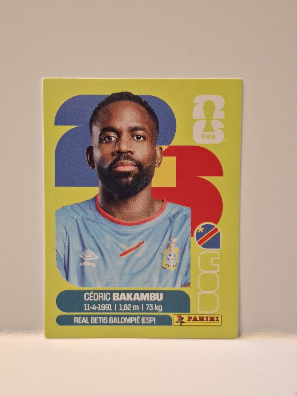 Panini Carte collezionabili: Panini FIFA World Cup 2026 Cédric Bakambu Sticker – Nuovo (secondo la descrizione) da Zuzwil BE venduto da Fiu