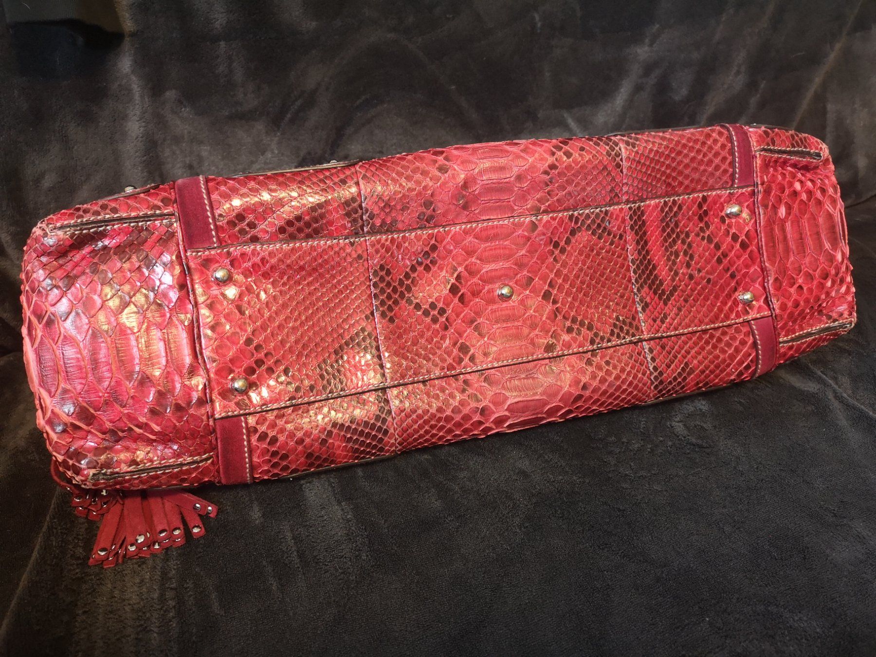 Gucci Borse da donna: Gucci Race Tasche Rotes Phyton Leder – Usato da Full-Reuenthal venduto da BroccoliAG 5
