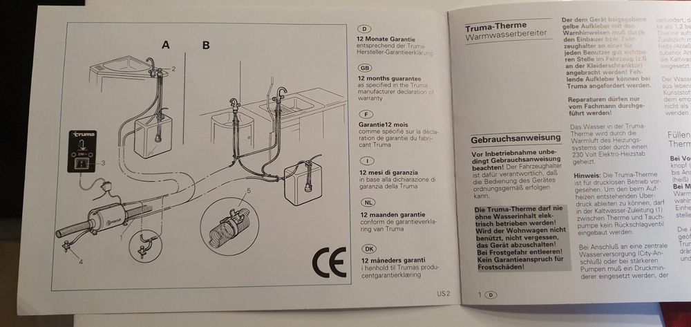 Truma Therme Boiler für Wohnwagen Kaufen auf Ricardo