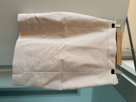 H&M Damen Bleistiftrock Beige/Rosé Gr. 36