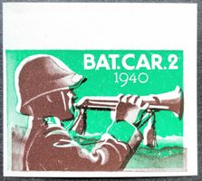 Soldatenmarken 2.WK, Schützen Bat 2, Druck ver, Wi Inf 14-2-