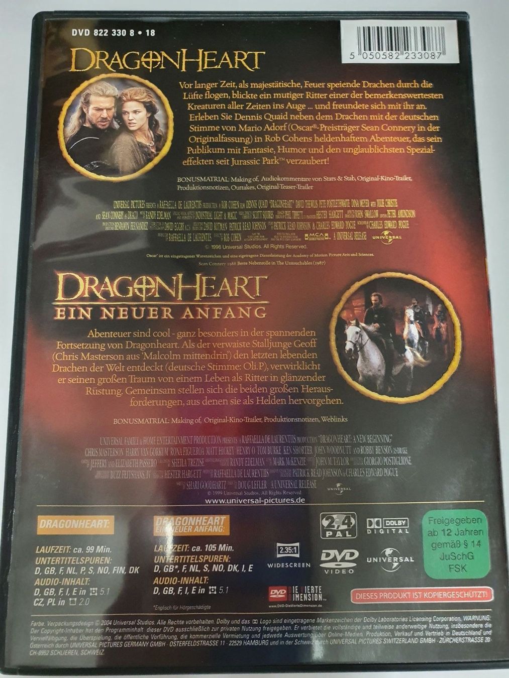 Tutti i DVDs: Dragonheart ein neuer Anfang DVD – Usato da Oberdorf BL venduto da BaldenEagle 3