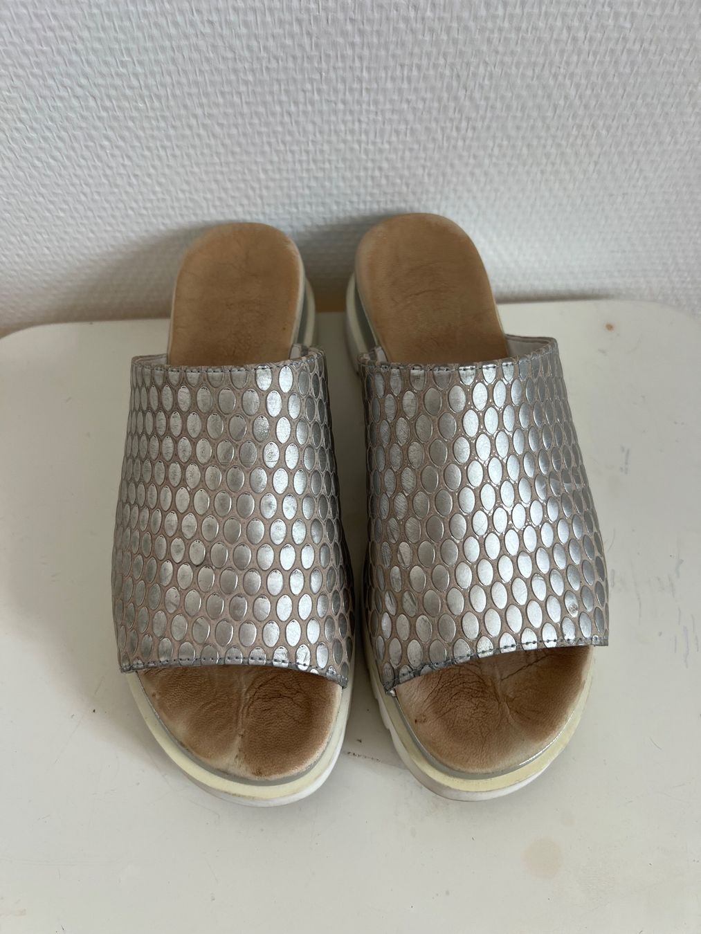 Gabor Scarpe da donna: Gabor Silberschimmels Clogs Gr. 38 Plateau – Usato da Zürich venduto da ost_5sdl