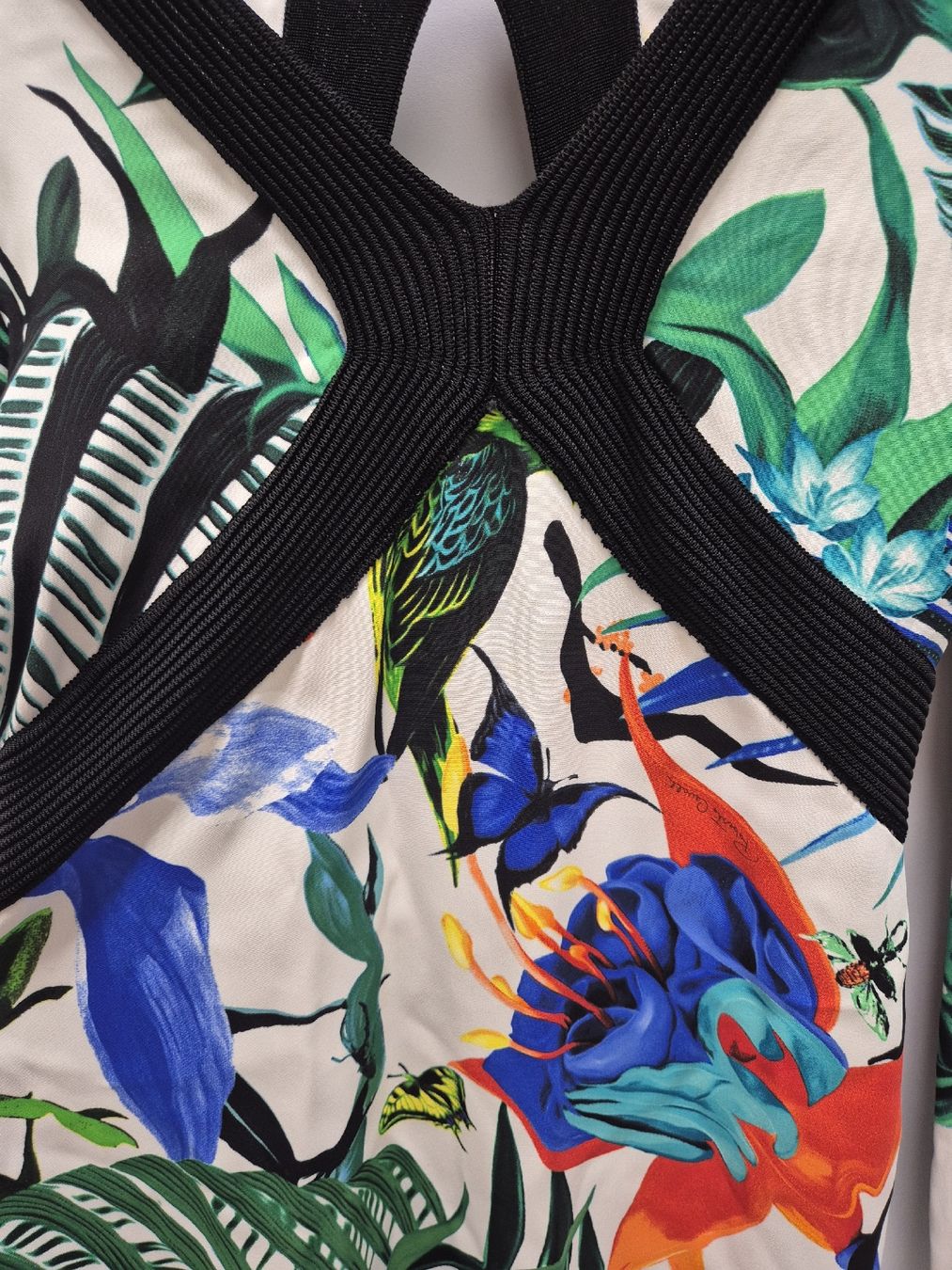 Roberto Cavalli Vestiti: Roberto Cavalli tropical birds Kleid – Nuovo (secondo la descrizione) da Volketswil venduto da 2000ra 5