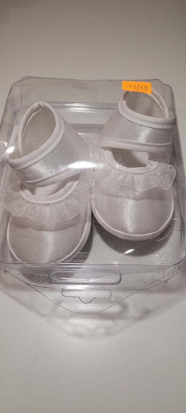Scarpe per ragazzi: weisse Taufschuhe 11/18 – Nuovo e nell'imballaggio originale da Dintikon venduto da kaki-7 6