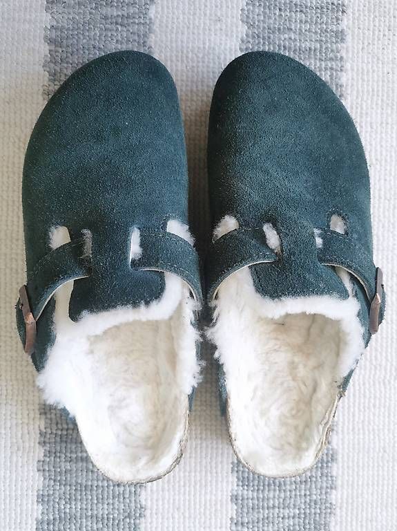Scarpe da uomo: Birkenstock Boston mit Lammfell - Gr. 37 – Usato da Stein AR venduto da peachBlue 1