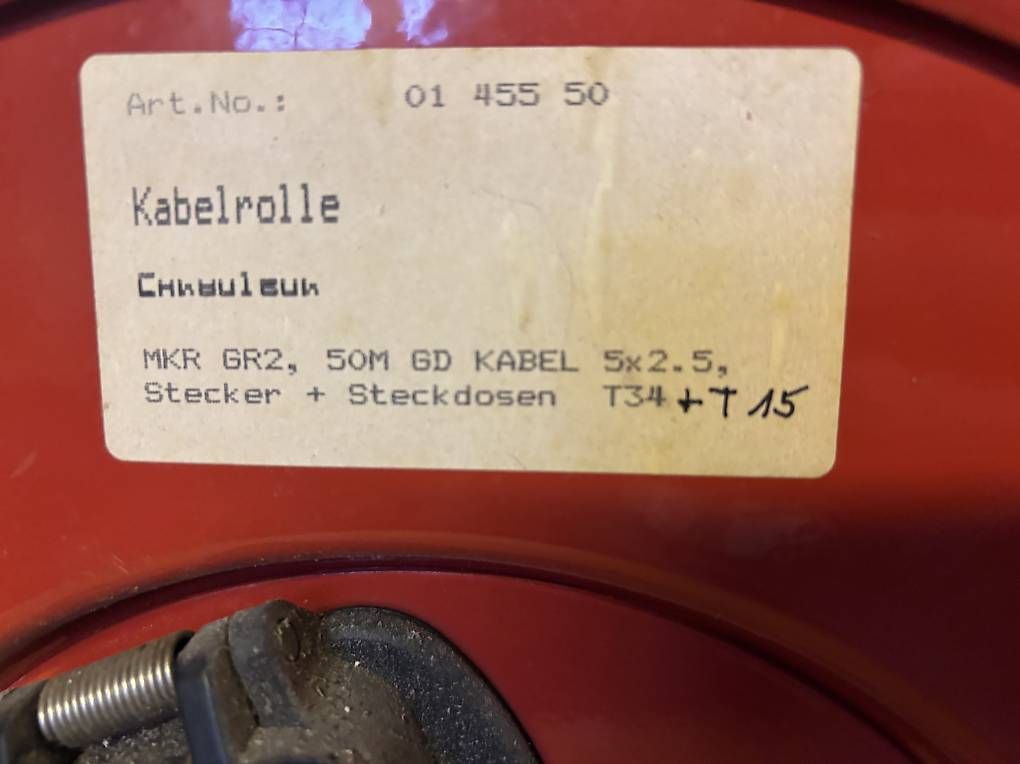 Cavi: 50m Starkstrom Kabelrolle – Usato da Kaiseraugst venduto da mengster 3