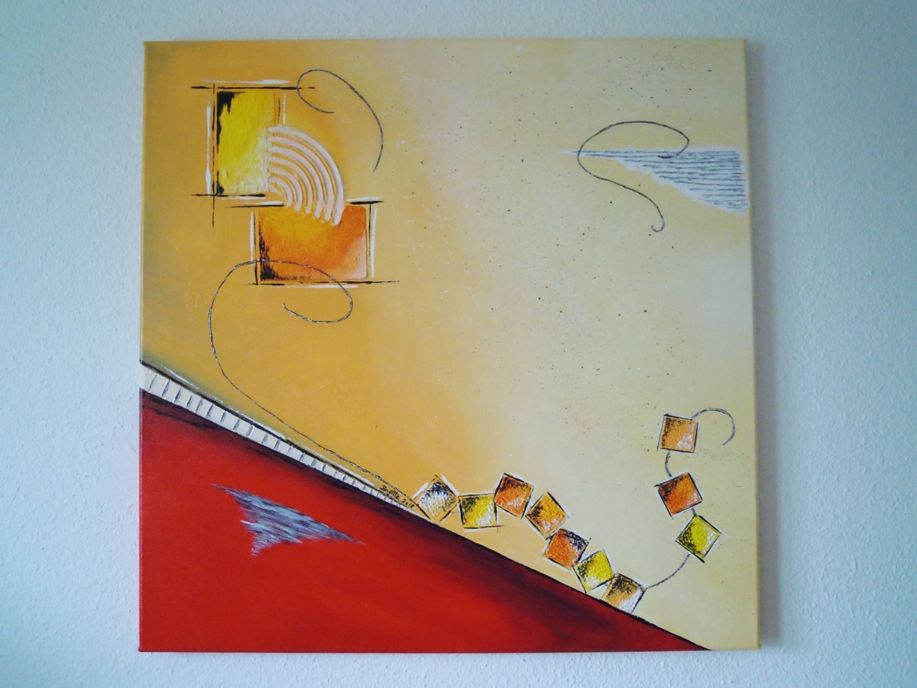 Dipinti: Acrylbild auf Leinwand – Nuovo (secondo la descrizione) da Langendorf venduto da Brigida 1