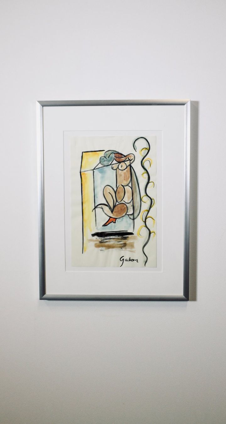 Dipinti: Abstrakte Aquarell Künstlername Gabor – Usato da Bruettisellen venduto da Collector_Store