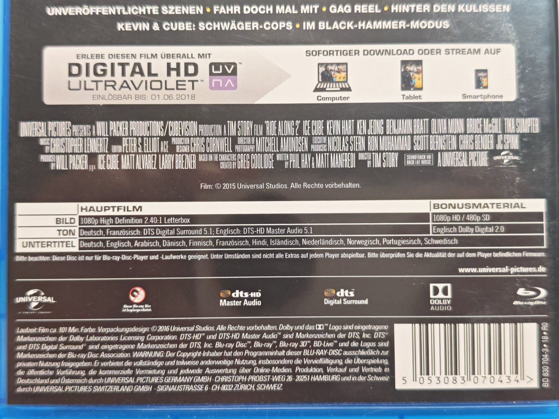 Tutti i DVDs: Ride Along 2 - Next Level Miami – Usato da Liestal venduto da Kratzilla 3