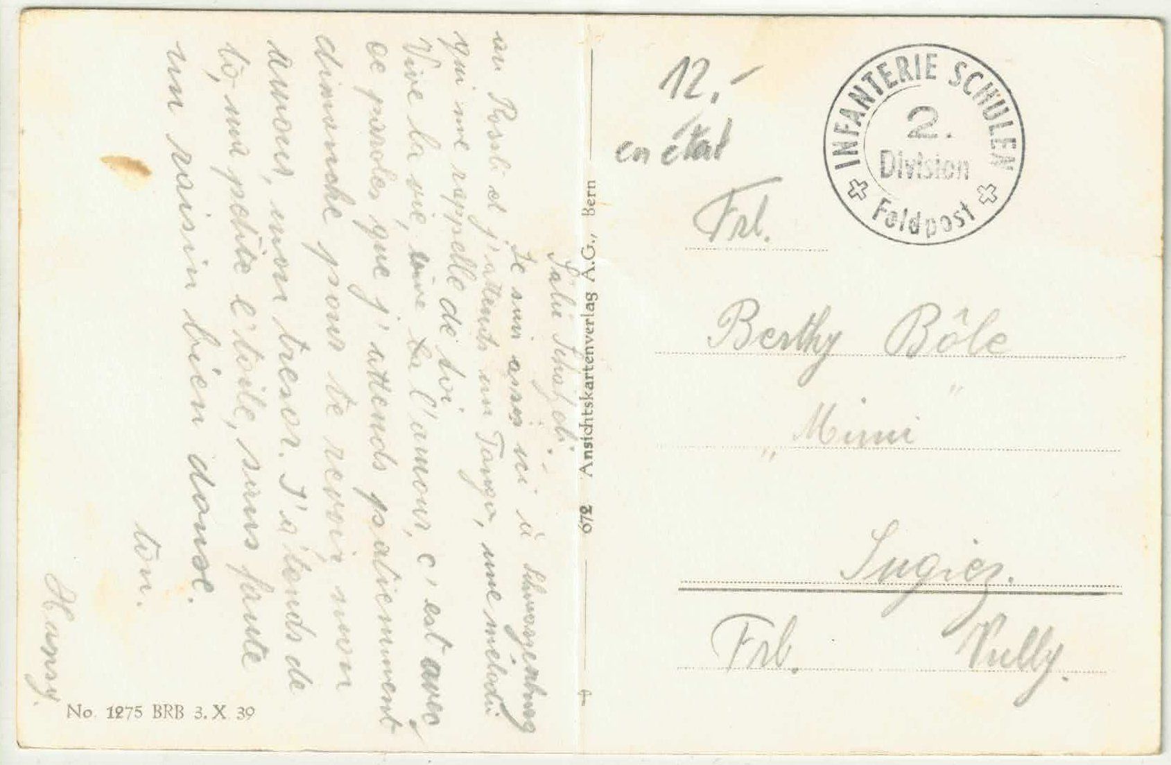Cartoline postali: Schwarzenburg mit Guggershörnli – Difettoso da Ettingen venduto da Kartenplanet 1