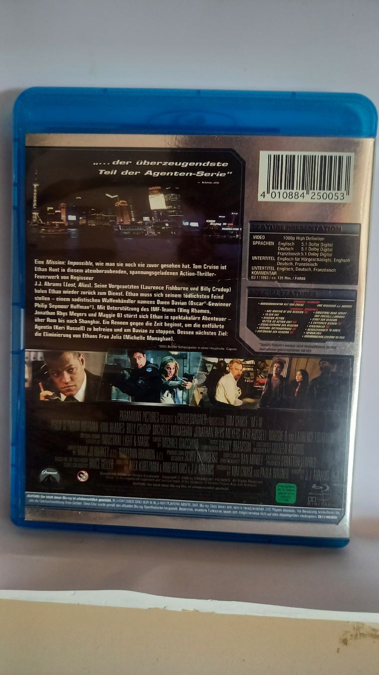 Tutti i DVDs: Mission Impossible III Blu-ray Sammler Edition 2 Discs – Usato da St. Gallen venduto da Bir_Rer 3