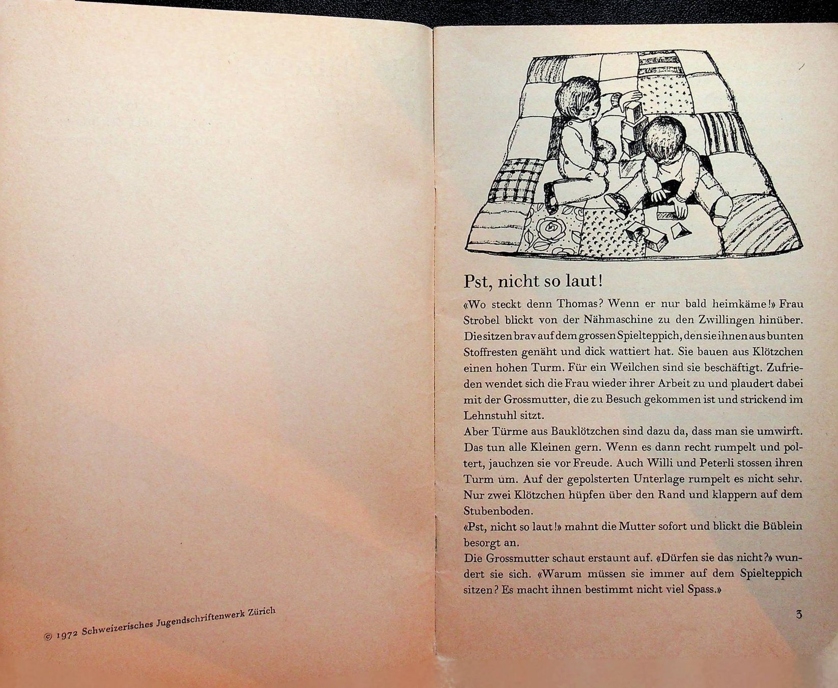 Libri: SJW 1206 Hedwig Bolliger Ein Plätzchen am See EA 1972 – Usato da Reitnau venduto da Zaomir 2