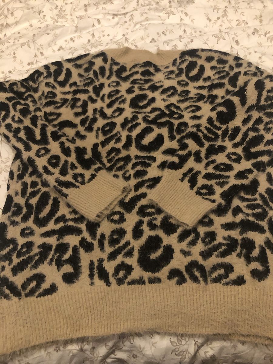 Maglioni & Felpe: Cardigan leopardato beige e nero, taglia L – Nuovo (secondo la descrizione) da Uster venduto da mar_pqx5 1