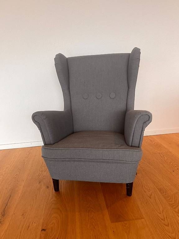 Fauteuils: Ikea Kindersessel Strandmon in grau – D'occasion à Oberdiessbach par Oberd