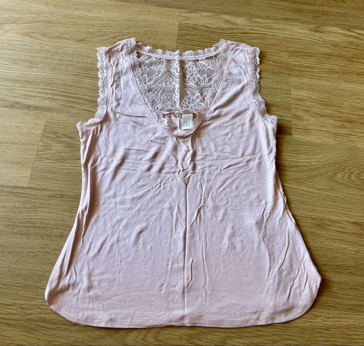 H&M Top: H&M Top rosa Spitze Viscose Neu! – Nuovo (secondo la descrizione) da Baden venduto da Tiffany6878