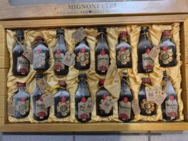rarissima confezzione bottiglie mignon piemonte grandi vini