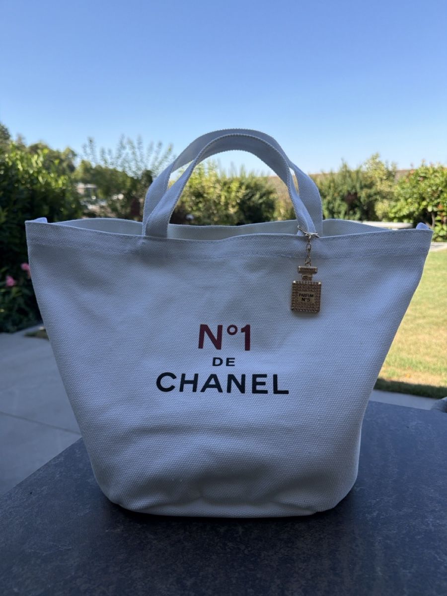 Borse da donna: Chanel Tasche Stoff Strandtasche  – Usato da Kappel SO venduto da Janni07