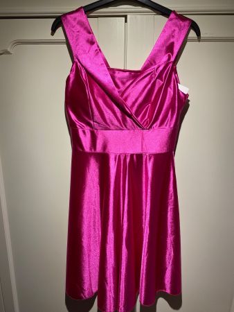 DAMENKLEID-PINK-GLANZ