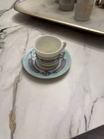vintage kaffetassen set mit snack schale 