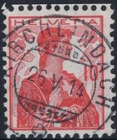 KIRCHLINDACH 26.V.14 - Vollstempel auf Helvetia Brustbild