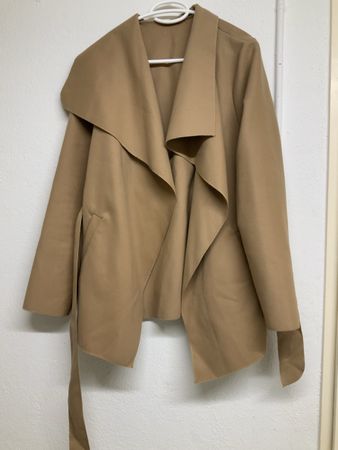 TODAY Mantel beige Grösse L Damen neuwertig
