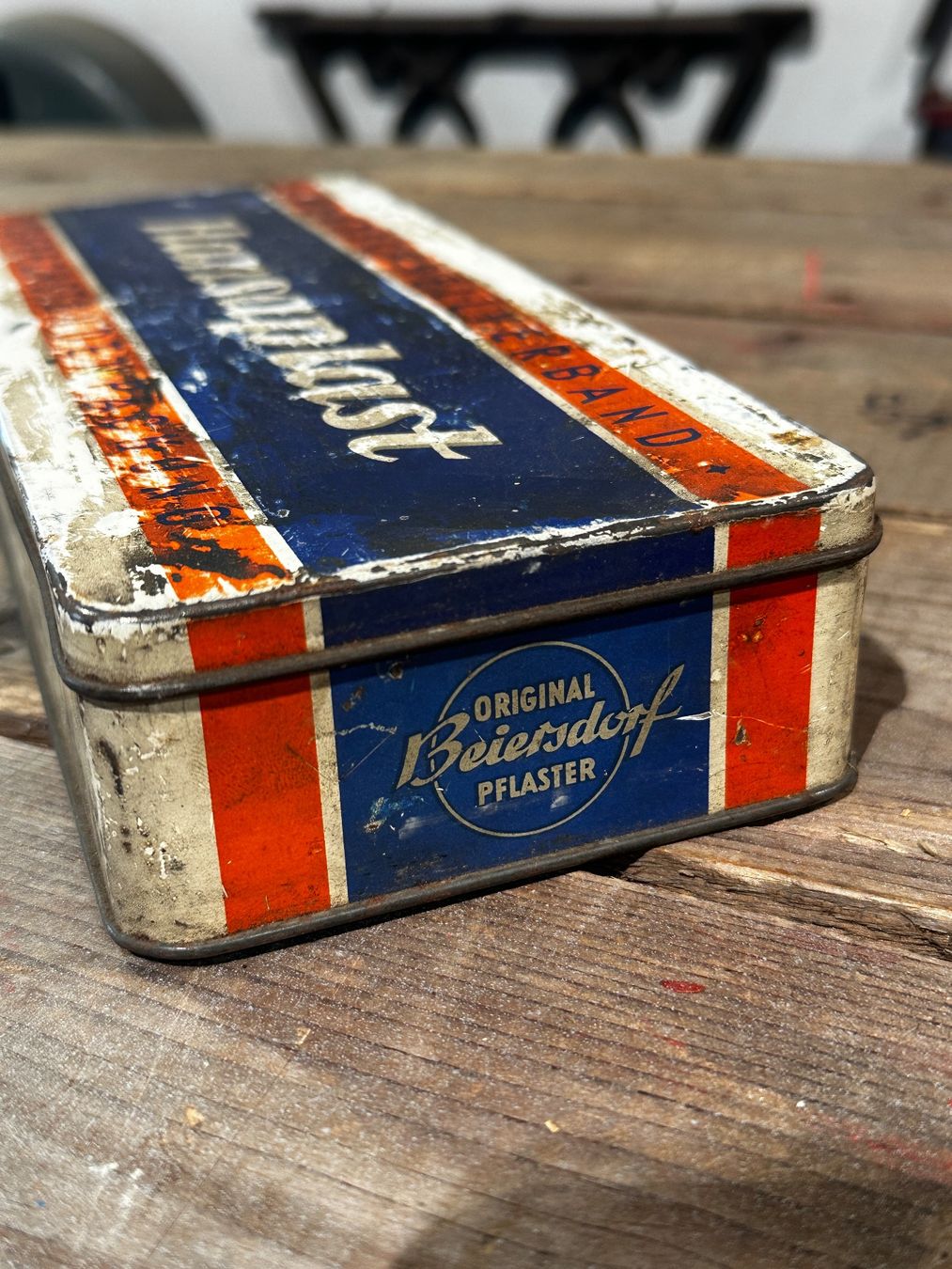 Dosen: Blechdose Hansaplast Retro / Vintage – Gebraucht aus Luzern von Fracht-Design 2